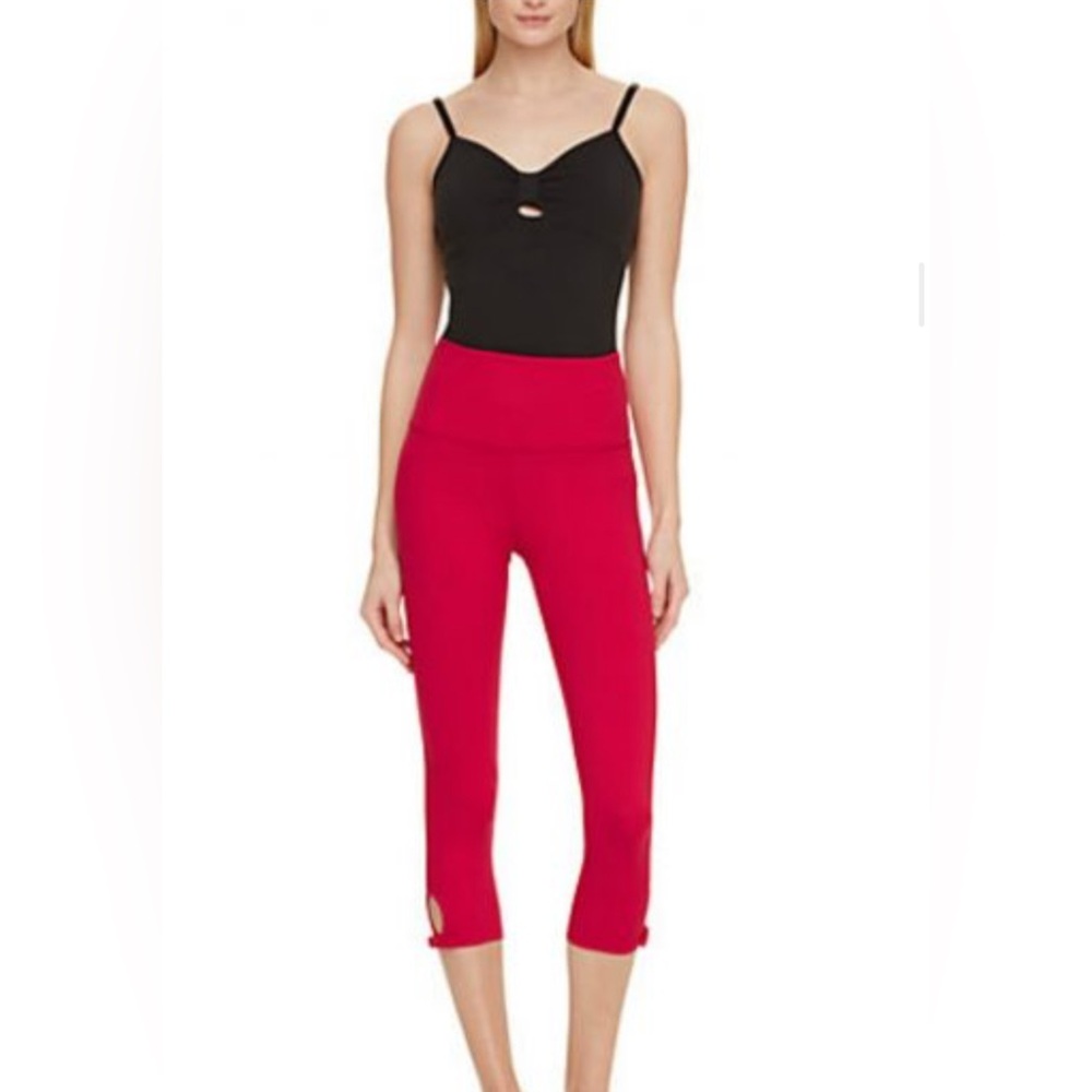 Beyond Yoga Kate Spade Bow Capri Leggings Sz Medium
